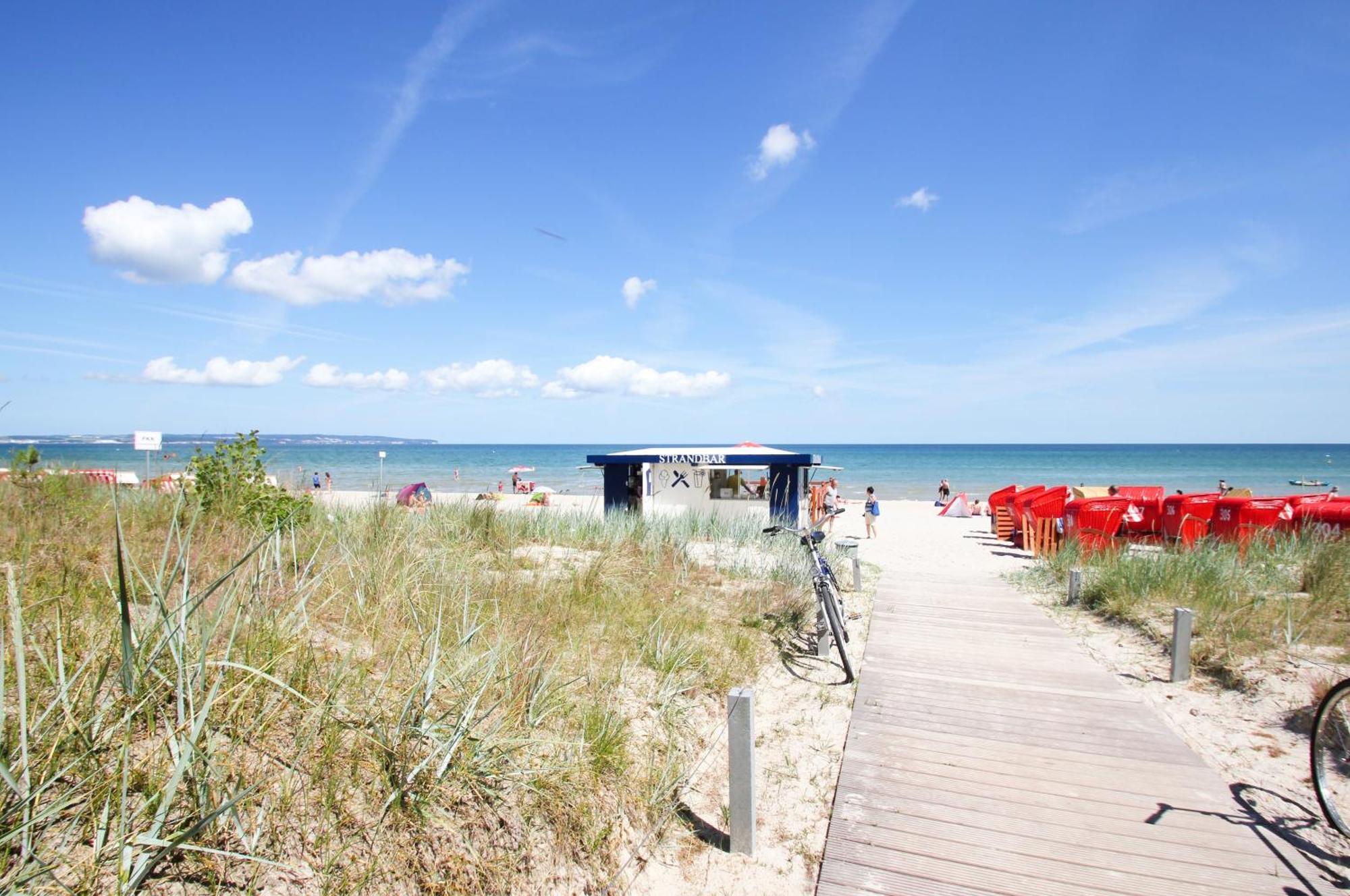 Aparthotel Ostsee Fewo 36 Balkon, Meerblick, Strand Binz Exteriér fotografie